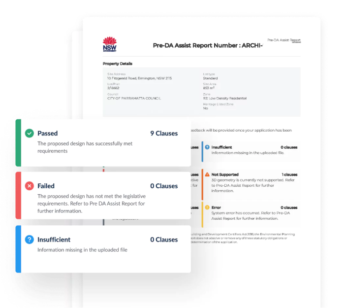 Approvals contain detailed clause level assessments